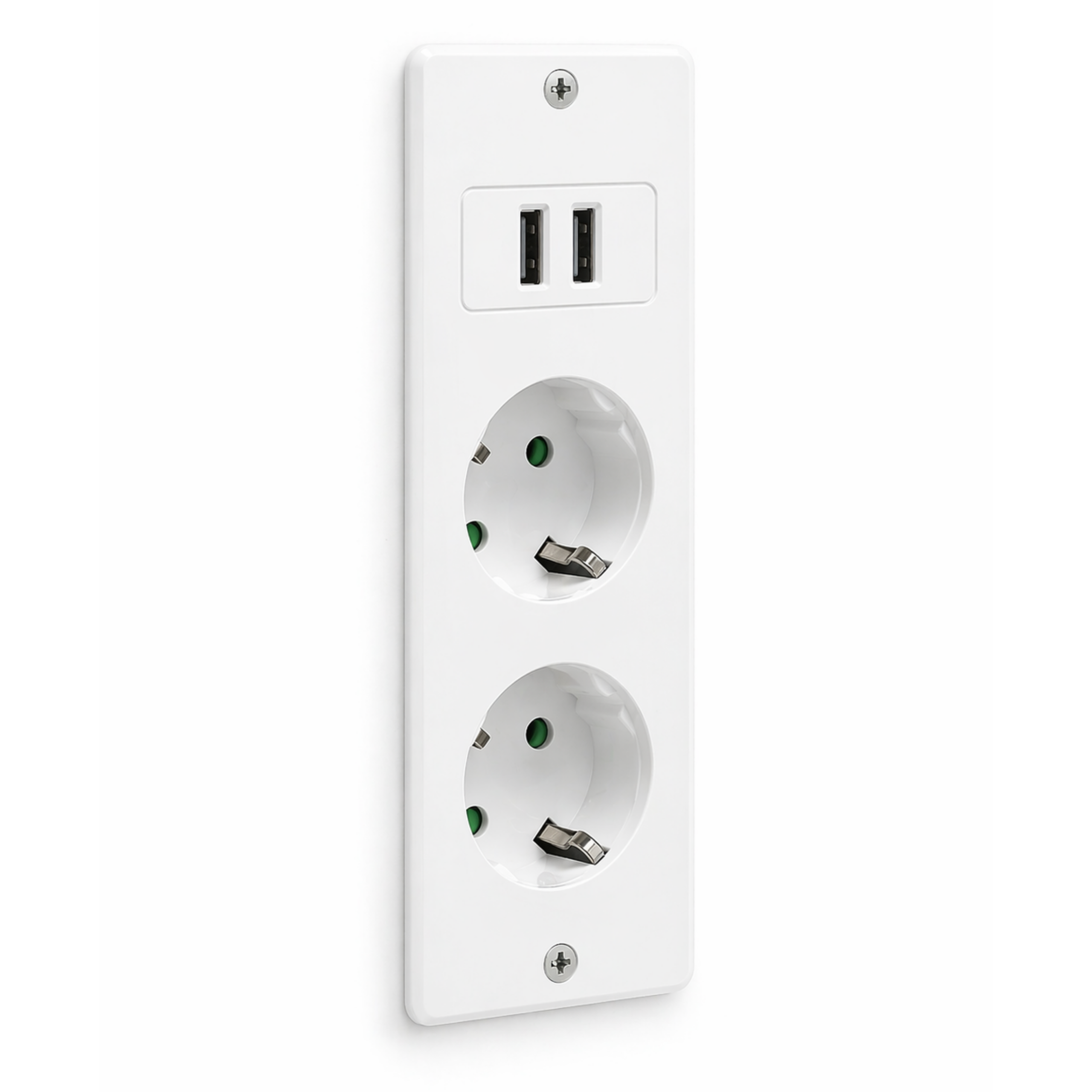 Panel zasilania 2 gniazda i 2 USB w toaletce