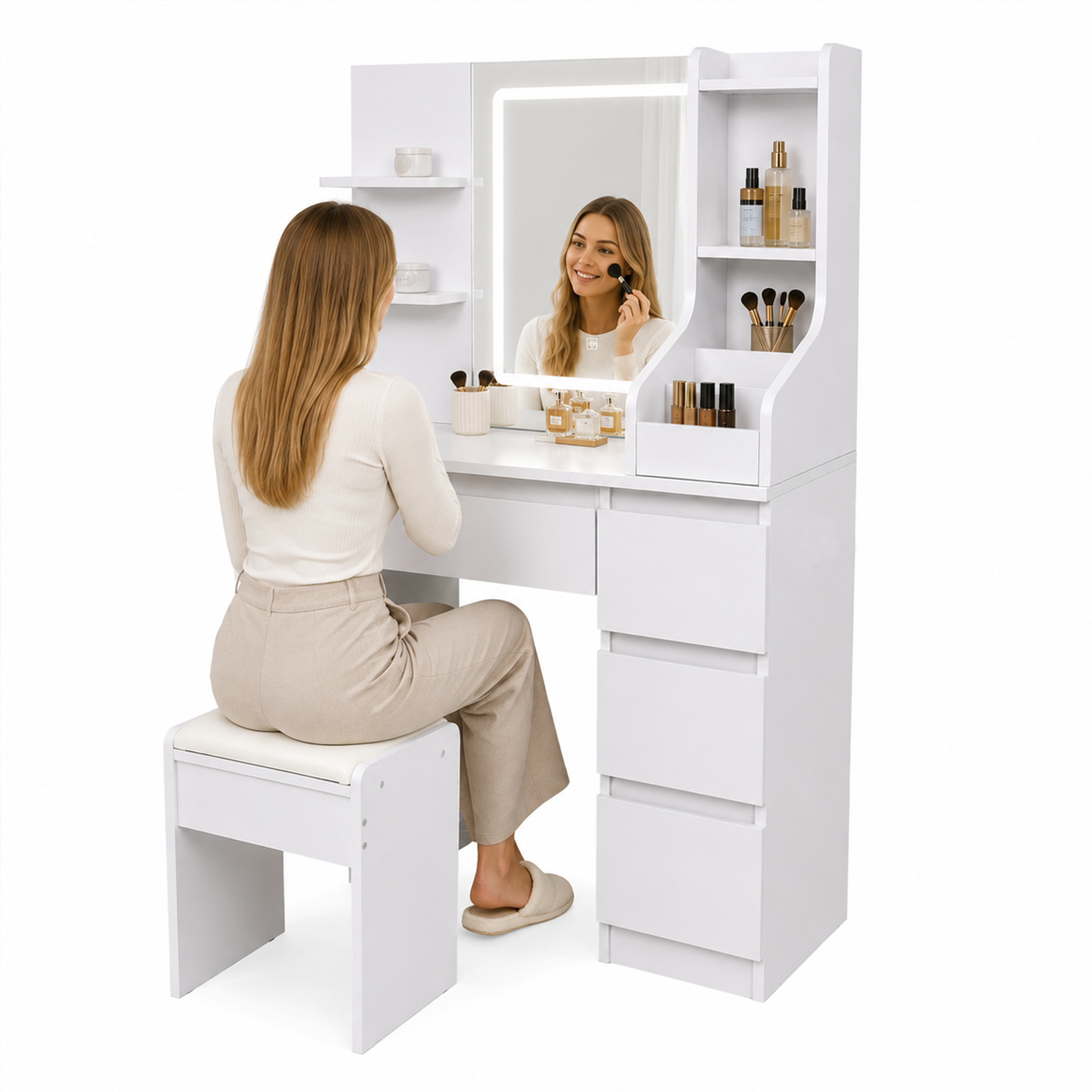Lustro LED toaletki kosmetycznej 110 cm